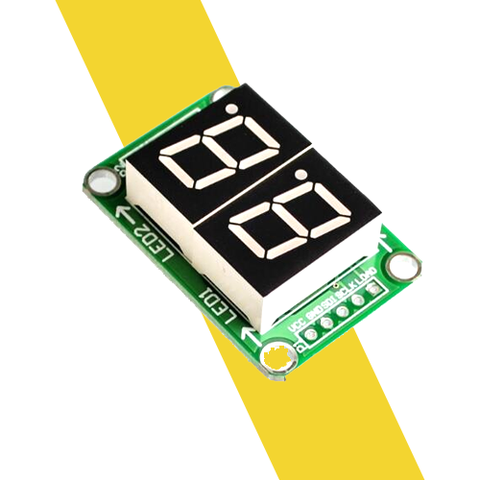 Mạch hiển thị 2 led 7 đoạn 74HC595