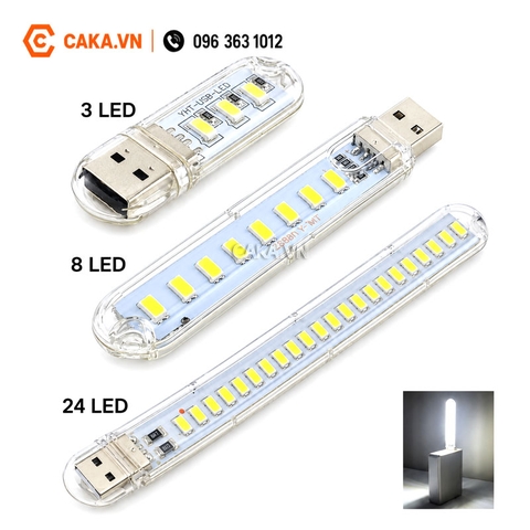 Đèn LED USB Mini 5V 3/8/24 Bóng