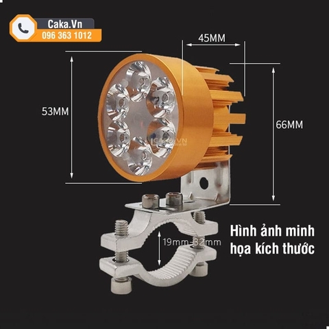 Đèn LED 12V-80V Siêu Sáng Gắn Xe Máy, Xe Điện, Xe Ba Gác