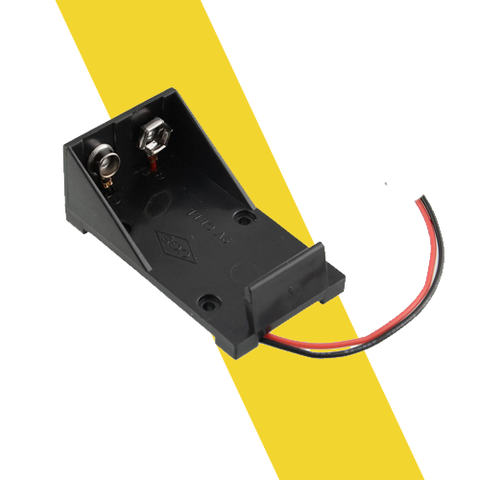 Đế Pin 9V nhựa ra dây nguồn