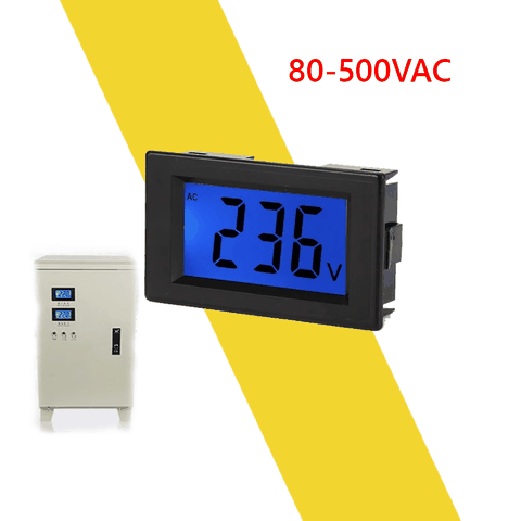 Đồng hồ đo điện áp 80V 220V 380V 500VAC gắn tủ điện