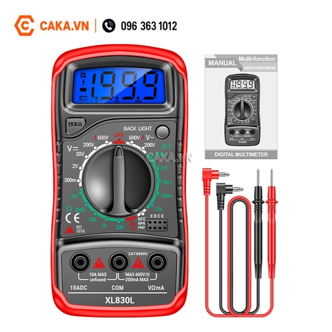 Đồng hồ XL830L đo điện áp AC DC 600V
