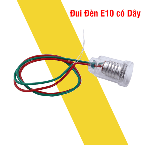 Bóng Đèn Sợi Đốt E10 1.5V-12V Đèn Thí Nghiệm STEM