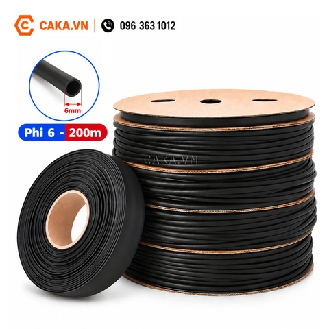 Ống Co Nhiệt 6mm Cuộn 200m
