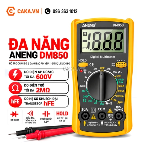Đồng Hồ Vạn Năng Kỹ Thuật Số ANENG DM850