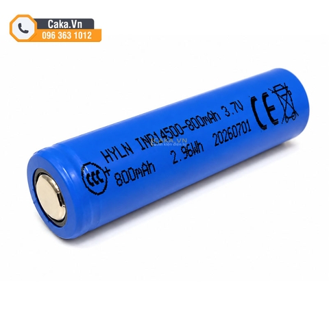 Pin Sạc 14500 3.7V 800mAh Kích Thước AA