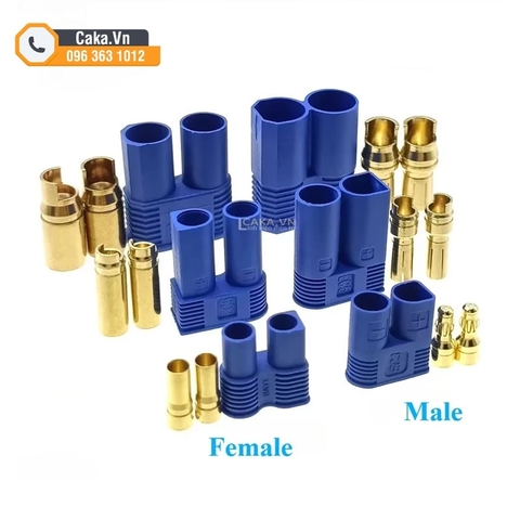 Jack Cắm EC5 EC8 Đực Cái Công Suất Lớn Cho RC Kèm Vỏ Cách Điện