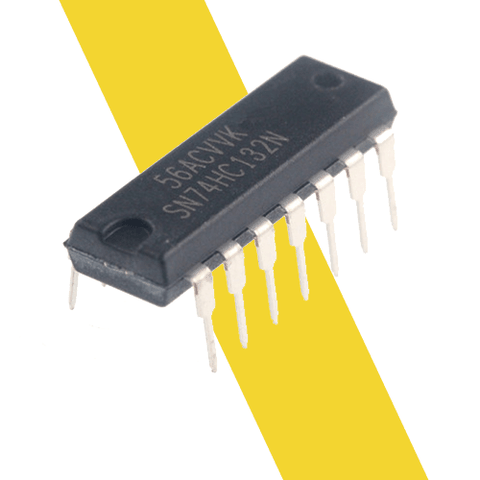 IC Cổng NAND 74HC132 DIP14 – 4 Cổng Có Schmitt Trigger