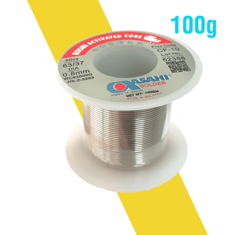 Thiếc hàn Asahi 0.8mm SN63/37 100G