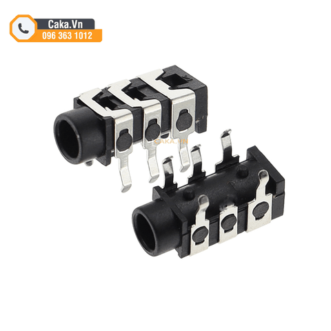 PJ-313 Jack Âm Thanh Audio 3.5mm 5 Chân Cắm PCB