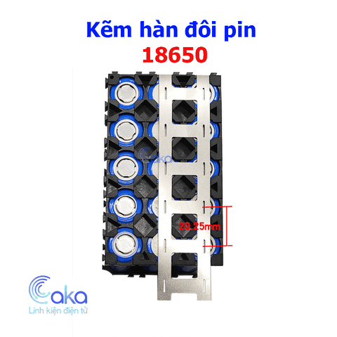 Kẽm đôi hàn cell pin 18650 21700 32650 mạ Niken chịu tải cao