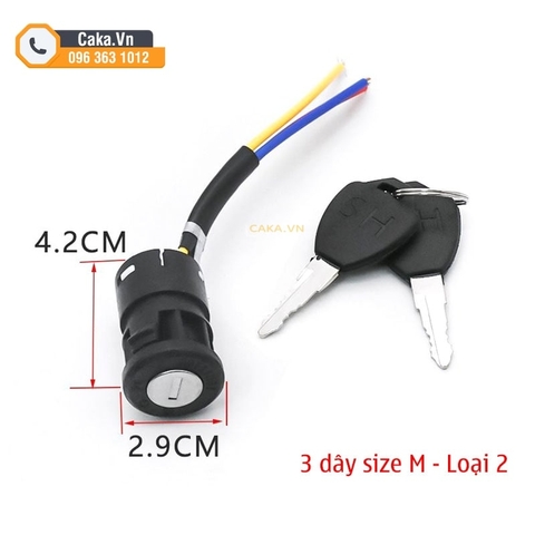 Ổ Khóa Điện Xe Điện - Ổ Khóa Công Tắc Nguồn AB