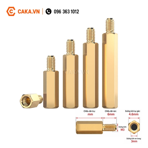 Trụ Đồng M3 Đực Cái Nhiều Kích Thước