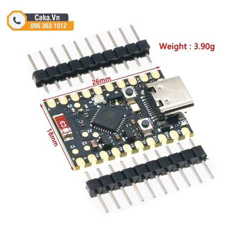 Kit ESP32-C6 SuperMini Wifi 6 BLE Matter RISC-V Siêu Nhỏ