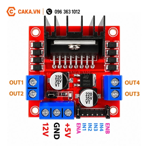 Mạch Điều Khiển Động Cơ L298N