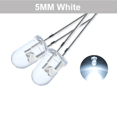 Led 5mm phủ màu 2 chân xuyên lỗ (10C)