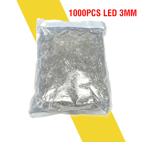 Gói 1000 Đi Ốt Đèn led 3mm Nhiều Màu