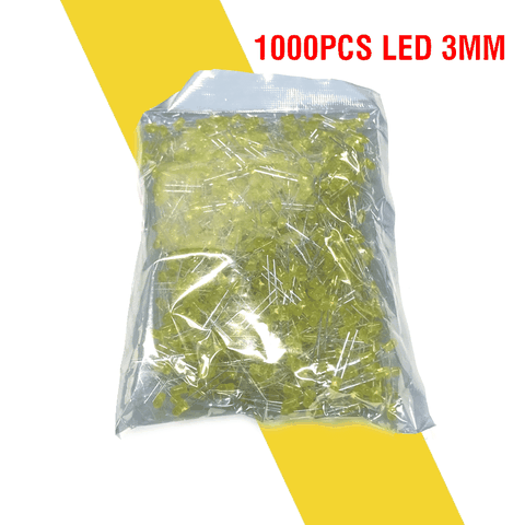 Gói 1000 Đi Ốt Đèn led 3mm Nhiều Màu