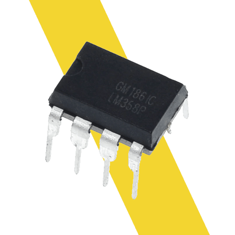 IC LM358 – Op-amp kép, khuếch đại tín hiệu cảm biến
