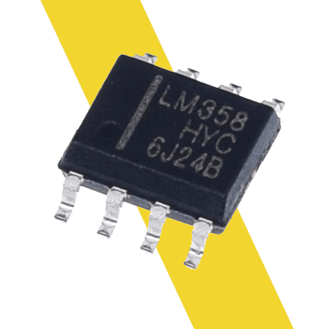 IC LM358 – Op-amp kép, khuếch đại tín hiệu cảm biến