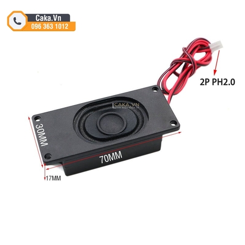 Loa Hộp 3070 BOX 4R/8Ω 3W - Loa Quảng Cáo, Loa Máy POS, Loa Thiết Bị Tích Hợp
