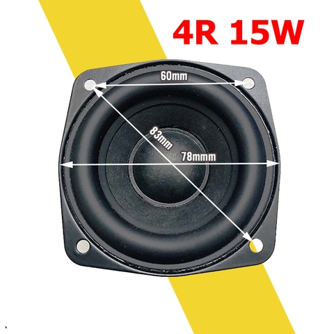 Củ loa siêu trầm 4R 15W LG 3 icnh 78mm chất lượng