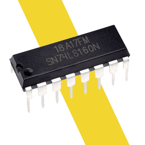 IC 74LS160 – Bộ đếm thập phân đồng bộ có preset DIP16