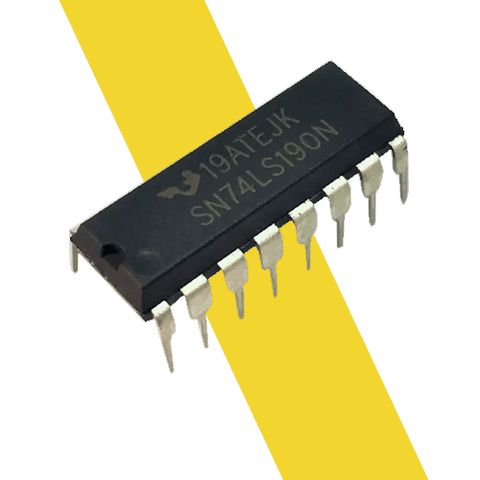 IC 74LS190 – Bộ đếm BCD tiến/lùi đồng bộ TTL DIP16
