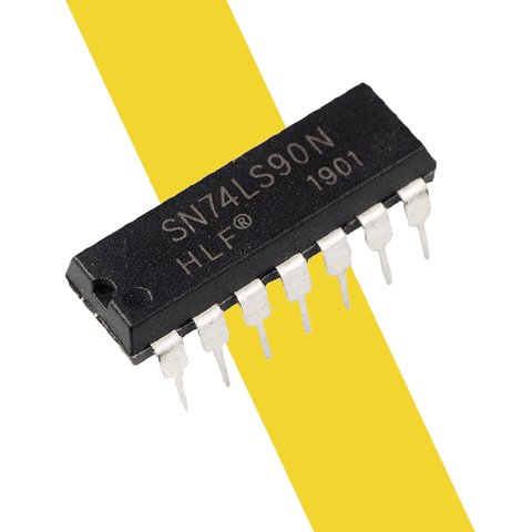 IC 74LS90 – Bộ đếm thập phân BCD 4 bit DIP14