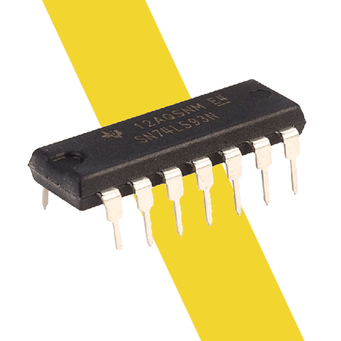 IC 74LS93 – Bộ đếm nhị phân 4 bit tốc độ cao DIP14