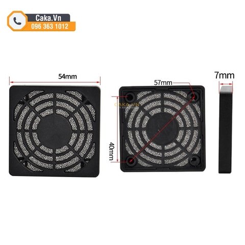 Lưới bảo vệ quạt chống bụi và tản nhiệt 40mm 50mm 60mm 80mm 90mm 120mm 150mm 170mm