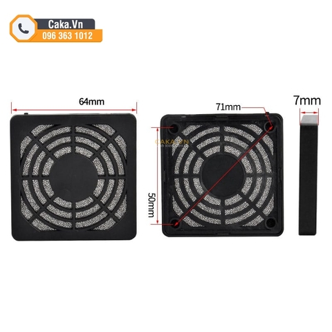 Lưới bảo vệ quạt chống bụi và tản nhiệt 40mm 50mm 60mm 80mm 90mm 120mm 150mm 170mm