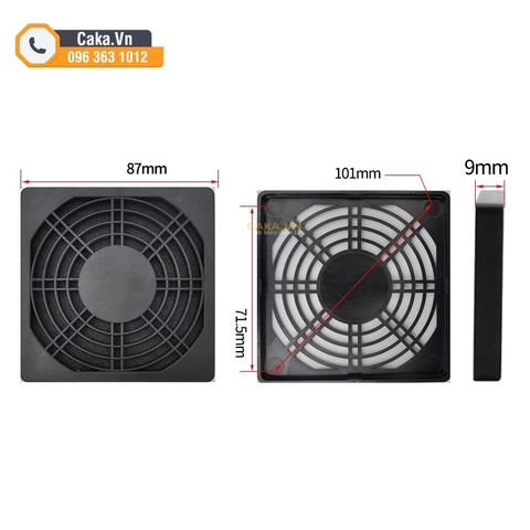 Lưới bảo vệ quạt chống bụi và tản nhiệt 40mm 50mm 60mm 80mm 90mm 120mm 150mm 170mm