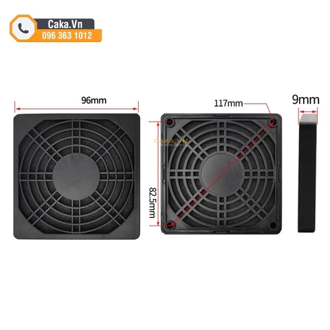 Lưới bảo vệ quạt chống bụi và tản nhiệt 40mm 50mm 60mm 80mm 90mm 120mm 150mm 170mm