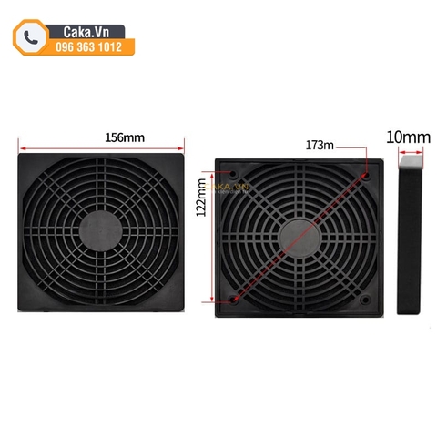 Lưới bảo vệ quạt chống bụi và tản nhiệt 40mm 50mm 60mm 80mm 90mm 120mm 150mm 170mm