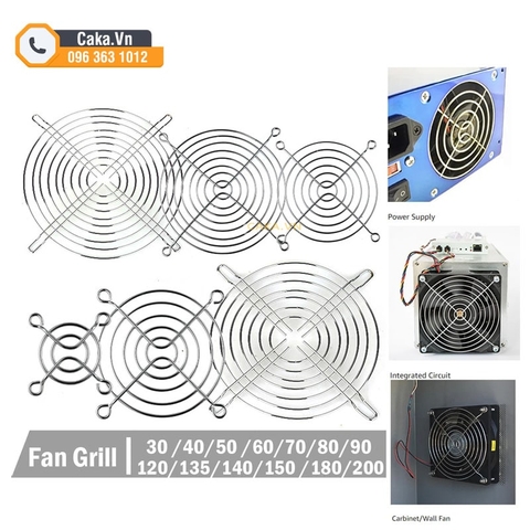 Lưới bảo vệ quạt chống va chạm 4cm 5cm 6cm 7cm 8cm 9cm 12cm 15cm 17cm 20cm