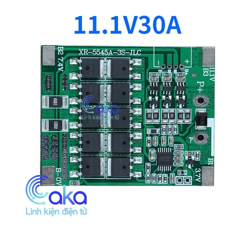 Mạch 3S 12.6V 30A Sạc cân bằng bảo vệ pin