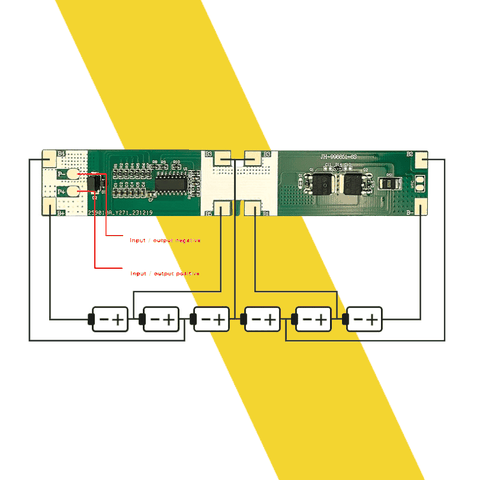 Mạch 6S 24V 6A-12A sạc và bảo vệ pin Li-ion 3.7V đầy tự ngắt