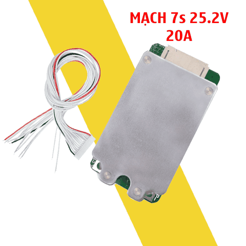 Mạch bảo vệ pin Li-ion 7S 25.2V 20A bảo vệ cell Lithium 3.7V