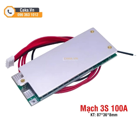 Mạch Bảo Vệ Pin 3S 12V 100A Có Cân Bằng - Cho Pin Lithium 3.7V, UPS, Inverter, Lưu Trữ Năng Lượng