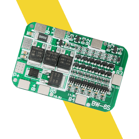 Mạch 6S 24V 15A sạc và bảo vệ pin Lithium 3.7V