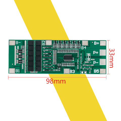 Mạch 6S 24V 40A sạc cân bằng và bảo vệ cell Li-ion 3.7V 6 cell nối tiếp