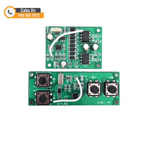 Mạch Điều Khiển Từ Xa 4 Kênh 2.4G Mạch Phát 3-4.5V Mạch Thu 4.5-12V 10A