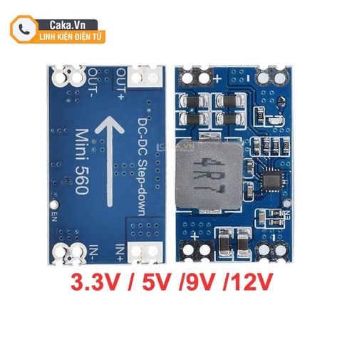 Mạch Giảm Áp DC-DC Mini560 5A Điện Áp 3.3V / 5V / 9V / 12V Hiệu Suất Cao