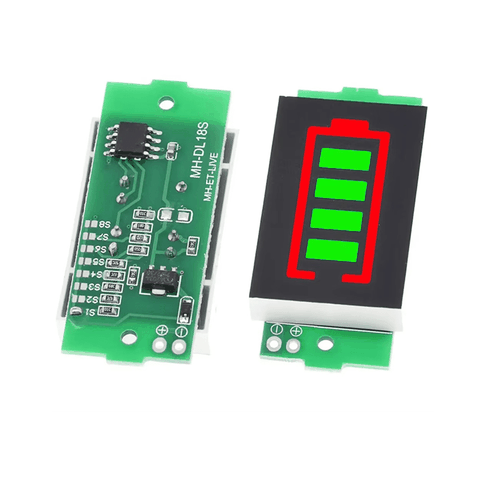 Mạch led hiển thị dung lượng pin 1s 2s 3s 4s 5s 6s 7s 8s