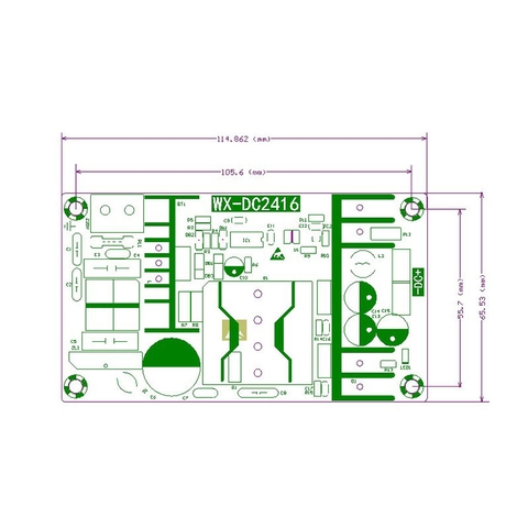 Mạch nguồn cách ly AC DC 24V 6A 150W