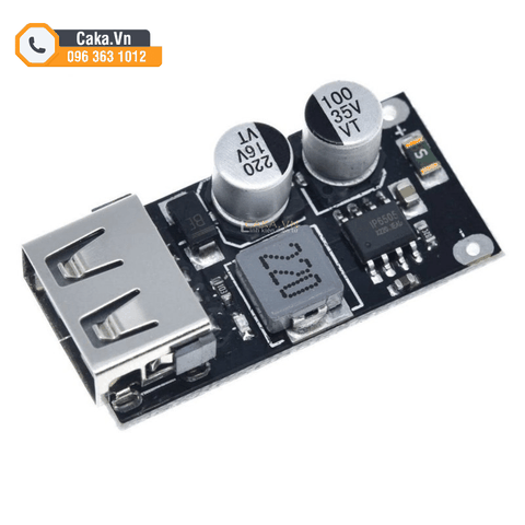 Mạch hạ áp DC 6V-32V xuống 5V Sạc Nhanh Hỗ Trợ QC2.0 QC3.0