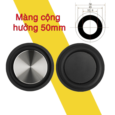 Màng loa cộng hưởng 50mm 52mm 65mm DIY loa nghe nhạc