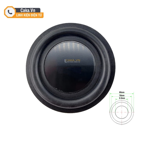 Màng loa cộng hưởng bass thụ động 80mm
