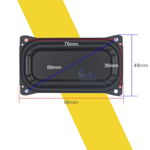 Màng loa cộng hưởng thụ động bass chất lượng